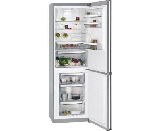 AEG RCB83326MX brīvstāvošs ledusskapis ar saldētavu