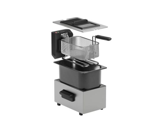 Tristar Deep Fryer FR-9338 Power 2000 W Capacity 3 L Stainless Steel/Black