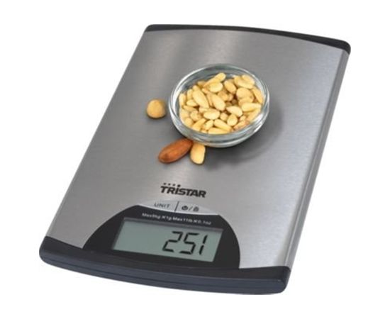 Tristar Kitchen scale KW-2435 Maximum weight (capacity) 5 kg Metallic Кухонные весы