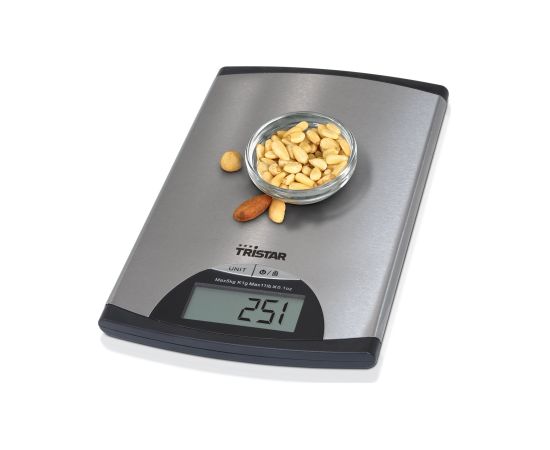 Tristar Kitchen scale KW-2435 Maximum weight (capacity) 5 kg Metallic Кухонные весы