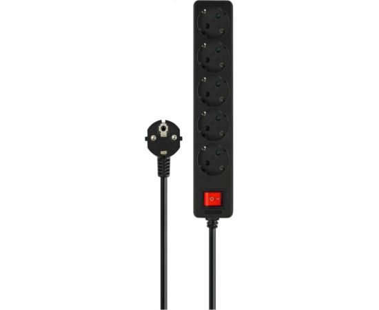 SAVIO LZ-15 Schuko Power Strip, 5 Sockets, 5 m