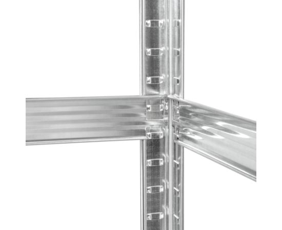 Rebel RB-1250 Metal Storage Rack Cabinet Shelves 175kg x5 180x90x40cm Galvanized Folding MDF Akumulatori