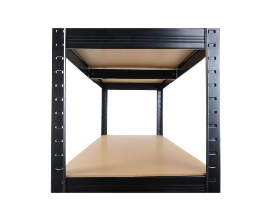 Top E Shop Topeshop REGAŁ P9030 CZARNY garden tool storage rack Freestanding Galvanized steel, MDF Akumulatori