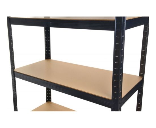 Top E Shop Topeshop REGAŁ P9030 CZARNY garden tool storage rack Freestanding Galvanized steel, MDF Akumulatori