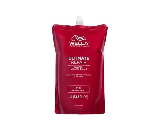 Wella Ultimate Repair Shampoo Refill ( náplň ) - Krémový šampon pro poškozené vlasy 1000ml Smaržas - NESAKĀRTOTS