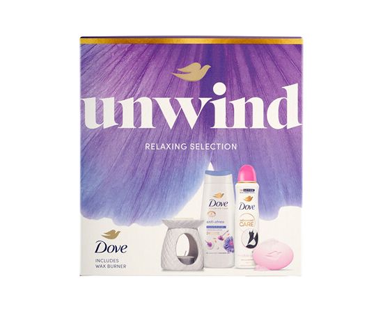 Dove Unwind Gift Set - Dárková sada péče o tělo Smaržas - NESAKĀRTOTS