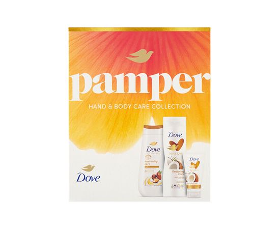 Dove Pamper Set - Dárková sada péče o ruce a tělo Smaržas - NESAKĀRTOTS