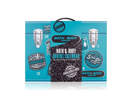 Accentra Men Bath and Body Toolkit - Adventní kalendář pro muže Smaržas - NESAKĀRTOTS