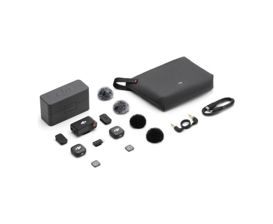DJI Mic 3 Advanced Mini Wireless Microphone + Charging Case Citi kameru aksesuāri 