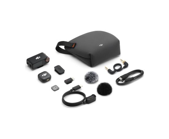 DJI Mic 3 Advanced Mini Wireless Microphone Citi kameru aksesuāri 
