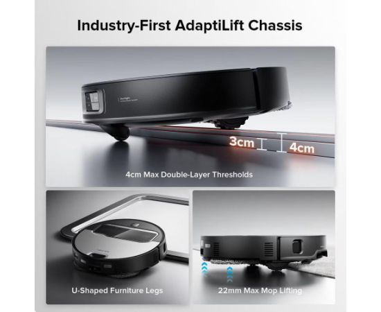 Roborock Saros Z70 Robot Vacuum Cleaner Silver OmniGrip Putekļu sūcēji - Roboti