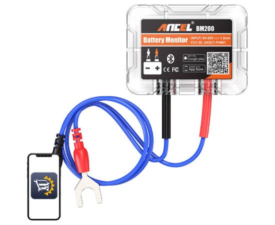 Bluetooth Battery Tester Ancel BM200 6-20V DC