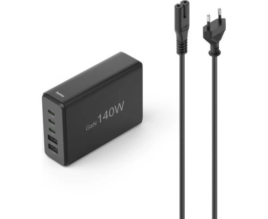 Hama 00201978 Charging Station With 3xUSB-C/2xUSB-A 140 W Black Hama 00201978 Charging Station With 3xUSB-C/2xUSB-A 140 W Black