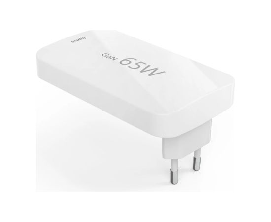 Hama 00201976 Flat Charger 220V With 2xUSB-C/USB-A  65W White Hama 00201976 Flat Charger 220V With 2xUSB-C/USB-A  65W White
