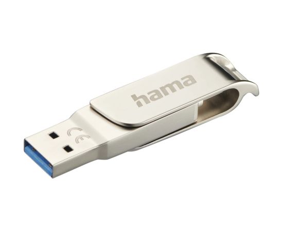 Hama 00182490 C-Rotate Pro 64GB USB 3.0 silver USB Flash atmiņas