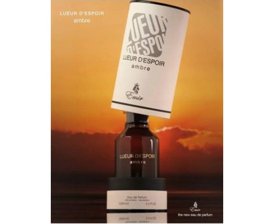 Paris corner Emir, Lueur d'Espoir Ambre, Eau De Parfum, Unisex, 100 ml Unisex Smaržas