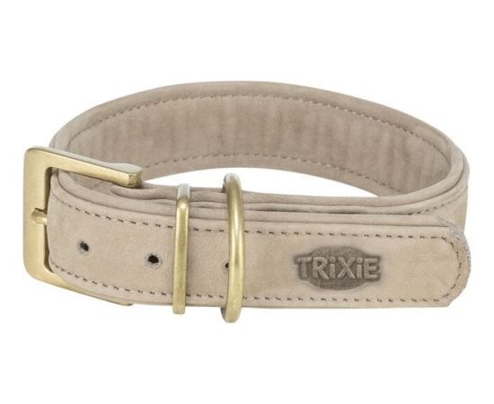 Trixie Pure, obro�a, dla psa, sk�rzana, jasnoszara, L: 47�54 cm/40 mm Citas preces