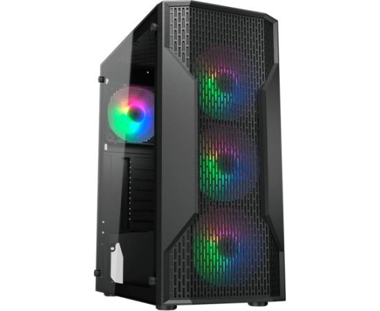 COUGAR MX110 RGB PC Case, Mid tower, Black