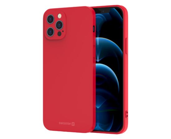 Swissten Силиконовый чехол Soft Joy для Huawei P40 Lite Красный Чехлы - альтернативные