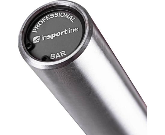 50 mm olimpiskais grābeklis ar gultņiem, piemērots mešanai 220 cm (slodze līdz 450 kg) inSPORTline OB-86 MTBH4 Hanteles