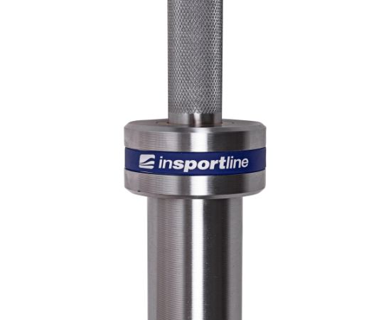 50 mm olimpiskais veseris ar atsvaru 220 cm (slodze līdz 675 kg) inSPORTline OB-86 MH6 Hanteles