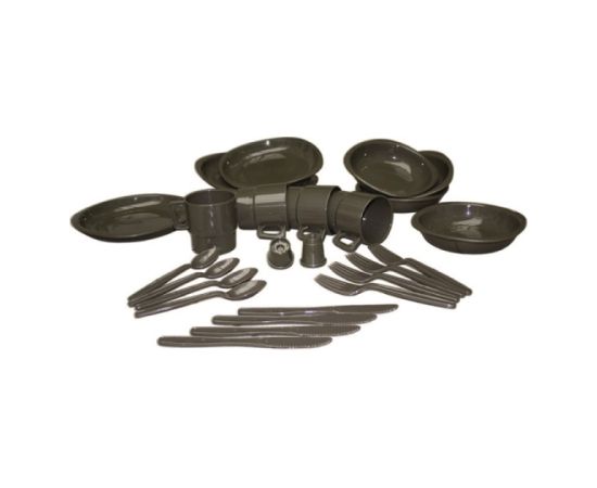 Sturm Mil-tec Комплект столовых приборов для походов (26 шт) "TELLER U. BESTECK-SET" Кастрюли и сковородки Sturm Mil-tec Комплект столовых приборов для походов (26 шт) "TELLER U. BESTECK-SET" Кастрюли и сковородки