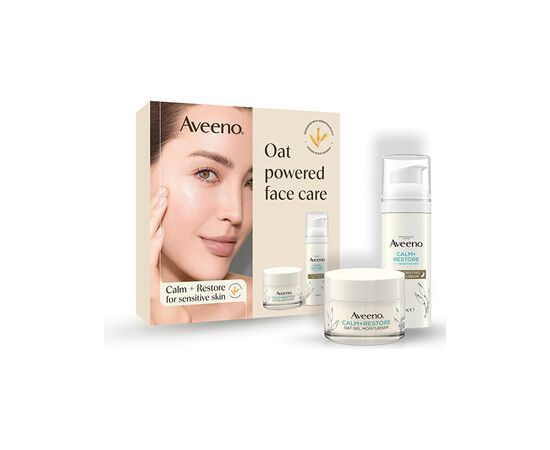Aveeno Calm+Restore™ Set ( suchá a citlivá pokožka ) - Dárková sada pleťové péče Smaržas - NESAKĀRTOTS