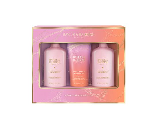 Baylis & Harding Signature Collection Bath Set ( Jojoba, Vanilka & Mandlový olej ) - Dárková sada Smaržas - NESAKĀRTOTS
