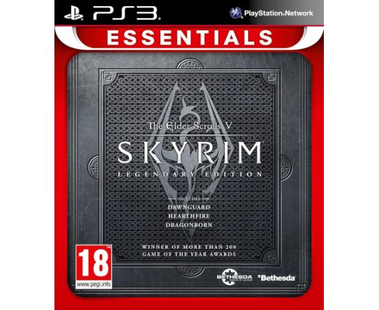 Elder Scrolls V Skyrim Legendary Edition Playstation 3 (PS3) video spēle PlayStation 4 (PS4) spēles