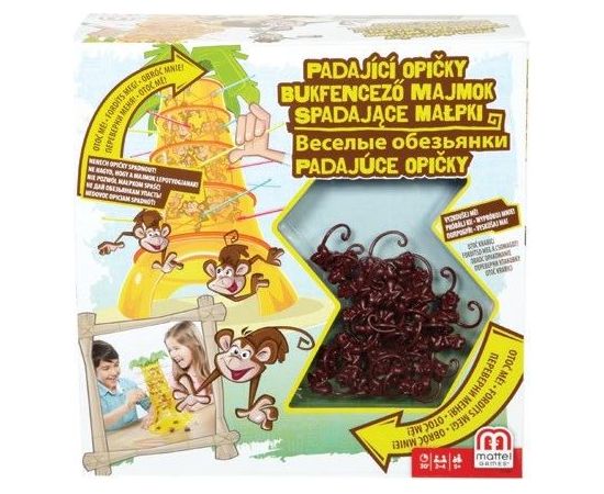 Mattel Gra spadające małpki Galda spēles
