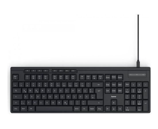 Hama Klawiatura ck-200 przewodowa czarna Клавиатуры