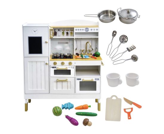Koka virtuve bērniem "Amēlija" Virtuves, trauki, sadzīves tehnika
