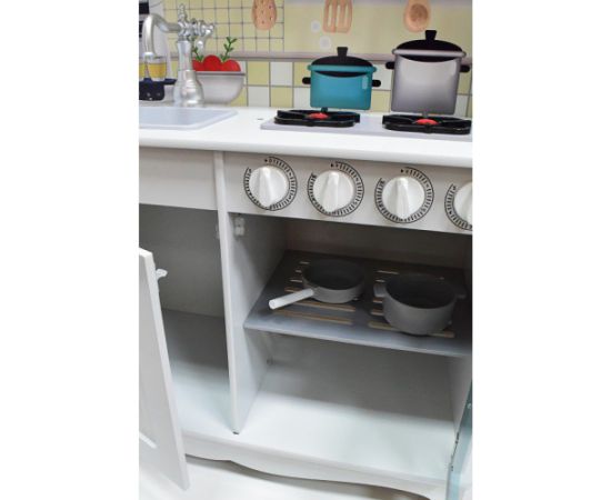 Koka virtuve bērniem „Jogita" Virtuves, trauki, sadzīves tehnika