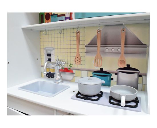 Koka virtuve bērniem „Jogita" Virtuves, trauki, sadzīves tehnika