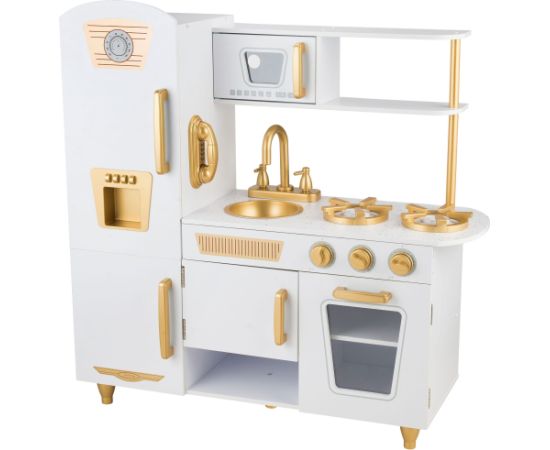 Koka virtuve bērniem "Dora" Virtuves, trauki, sadzīves tehnika