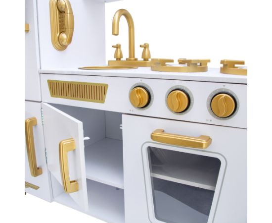 Koka virtuve bērniem "Dora" Virtuves, trauki, sadzīves tehnika