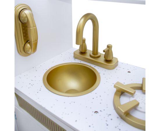 Koka virtuve bērniem "Dora" Virtuves, trauki, sadzīves tehnika