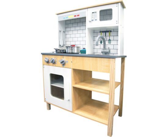 Koka virtuve bērniem "Adelina" Virtuves, trauki, sadzīves tehnika
