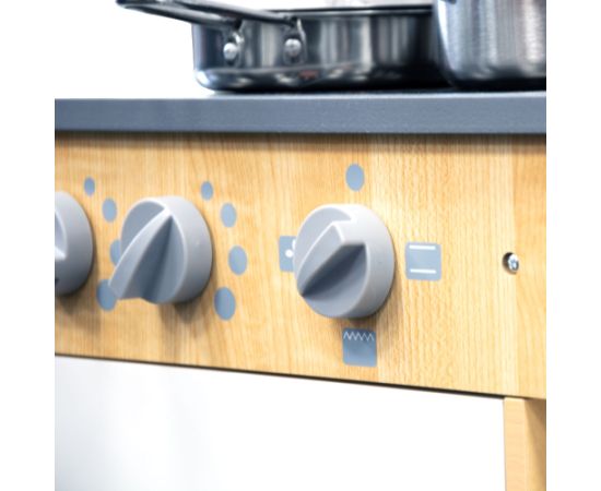 Koka virtuve bērniem "Adelina" Virtuves, trauki, sadzīves tehnika