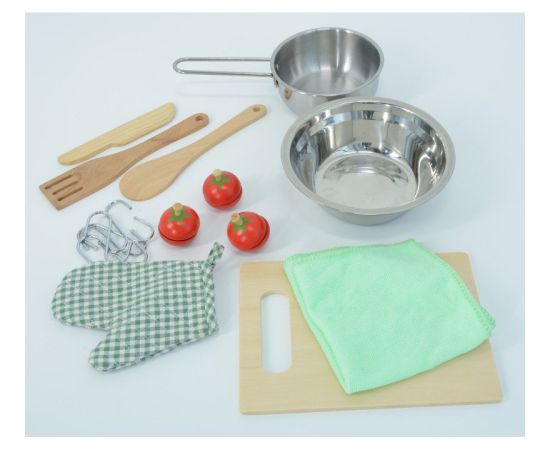 Koka virtuve bērniem „Smilga" Кухни, посуда, бытовая техника