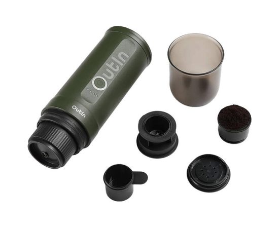 Outin Nano 7500mAh portable coffee maker set (Green) + protective case Outin Nano 7500mAh portable coffee maker set (Green) + protective case
