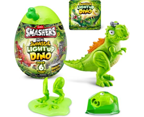 SMASHERS Интерактивное яйцо-сюрприз Mini Light-Up Dino