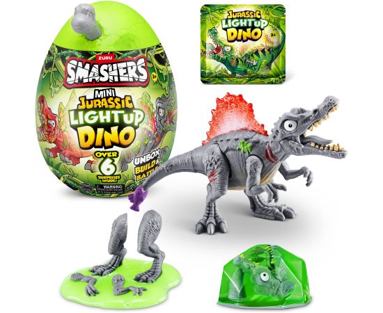 SMASHERS Интерактивное яйцо-сюрприз Mini Light-Up Dino