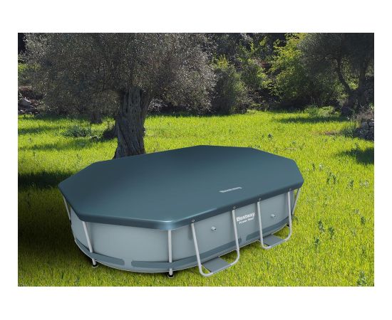 Bestway Pokrywa do basenu stelażowego owalnego 300 x 200 x 84 cm