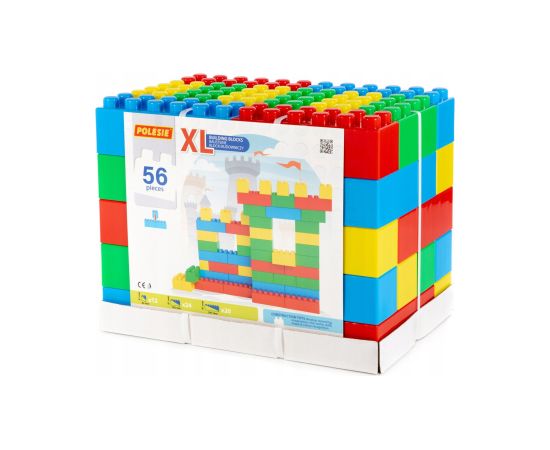 Polesie KLOCKI 56EL BUDOWNICZY XL 93688 FOL10 Mašīnas un piederumi