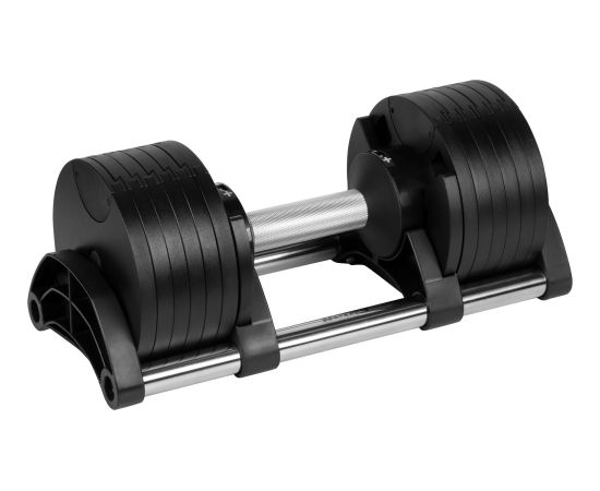 Hantel żeliwny regulowany automat 24 kg, skok co 2kg, REBEL ACTIVE Jaunumi - Sports