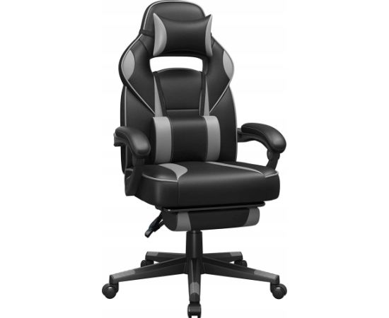 Krzesło biurowe Songmics Krzesło Do Gier Krzesło Biurowe Z Podnóżkiem, Krzesło Biurowe Z Zagłówkiem I Poduszką Lędźwiową, Z Regulacją Wysokości, Ergonomi Офисные стулья