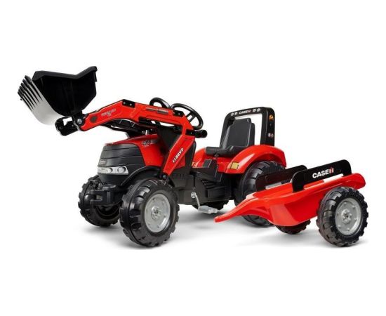 Falk FALK Traktor Case na Pedały z Łyżką i Przyczepką Czerwony od 3 Lat Новости - Детские товары