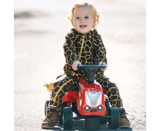 Falk FALK Traktorek Baby Mac Cormick Czerwony z Przyczepką + akc. od 12 miesięcy