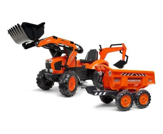 Falk FALK Traktor z Przyczepą Maxi i Łyżką KUBOTA